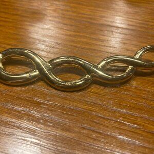 Vintage Swirly Gold Color Pin